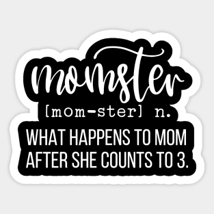 Momster Mothers Day Gift Sticker